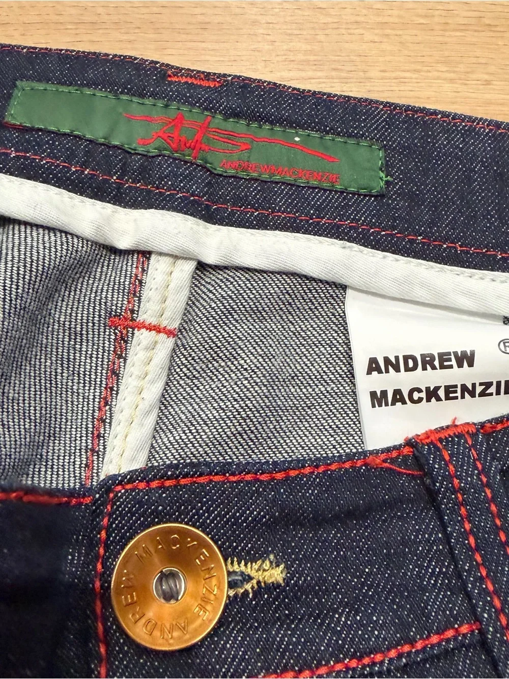 Andrew Mackenzie Designer Men's Jeans Size 33 RARE